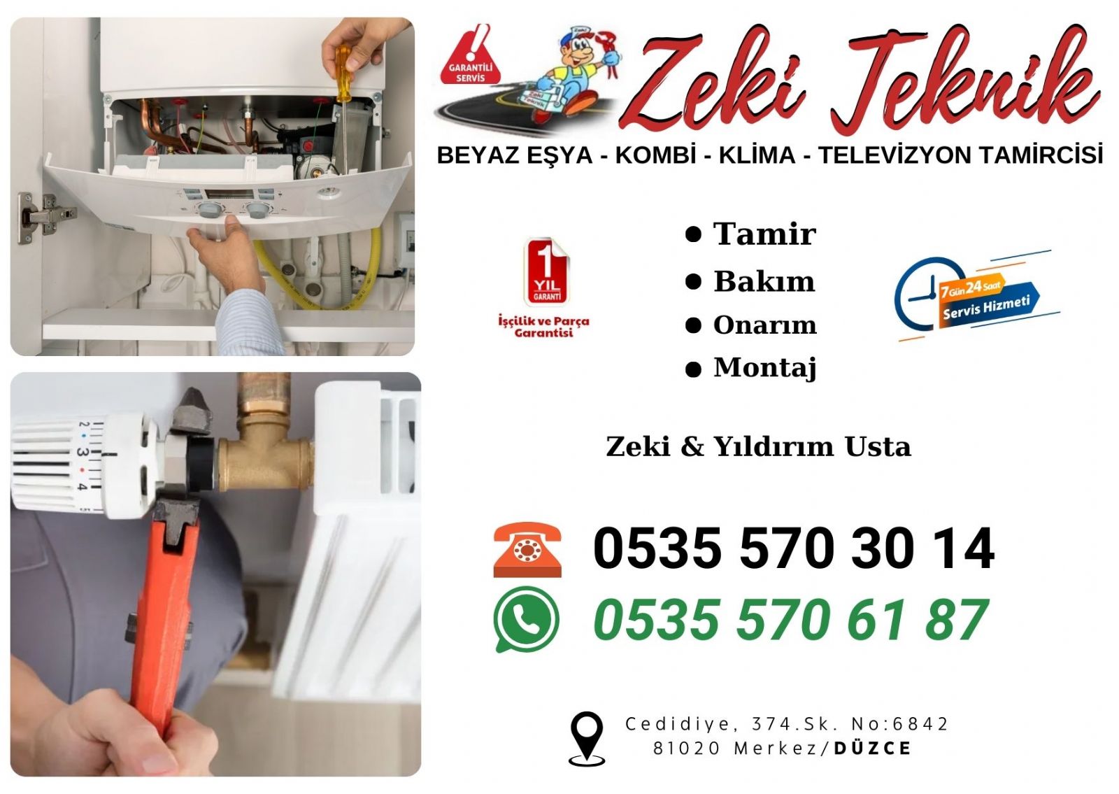Düzce Kombi Bakımı Petek Temizleme
